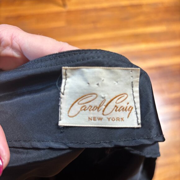 Vintage 1950 Lace and Velvet Holiday Prom Special Occasion Dress  Small - Picture 9 of 16